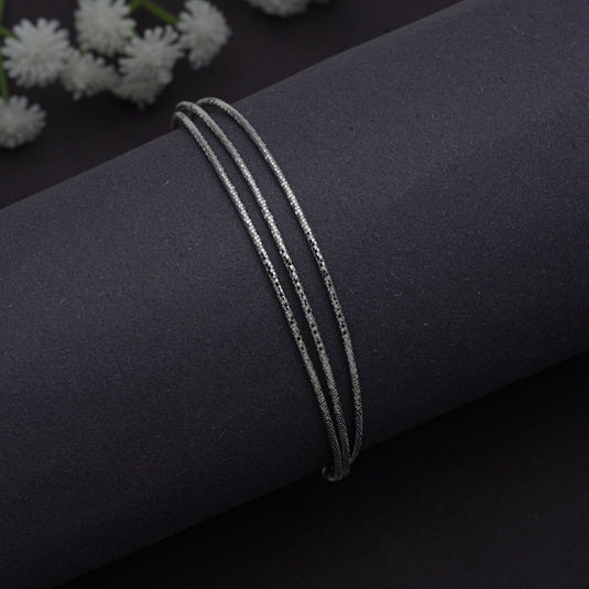 3 Line Italian Bracelet - 925 Sterling Silver - iAMORY