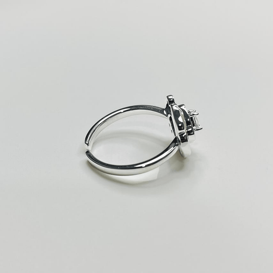 925 Silver Rose Sparkling Ring - iAMORY