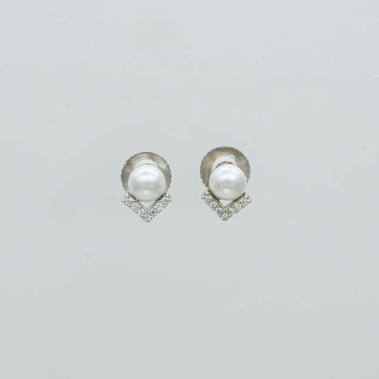 925 Silver Vibrant Pearl Studs - iAMORY