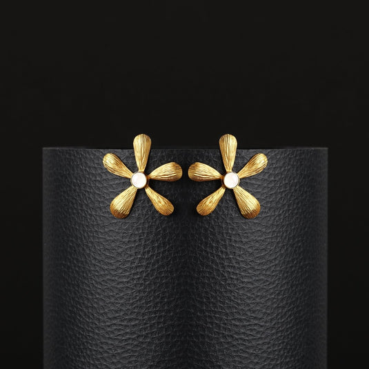 Blooming Flower 925 Sterling Silver Earrings - iAMORY