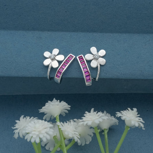 Daisy Dreams 925 Sterling Silver Earrings - iAMORY