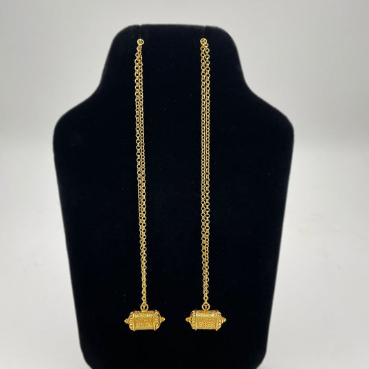 Dejhoor - Sanskriti Sutra 925 Sterling Silver Earrings - iAMORY