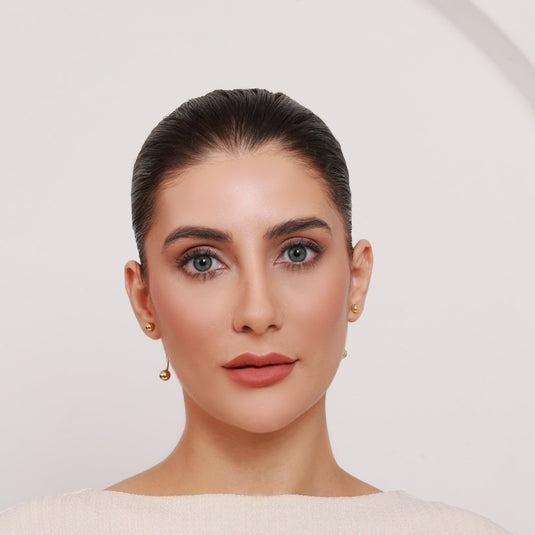 Golden Arc 925 Sterling Silver Earrings - iAMORY