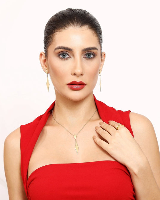 Golden Mirage 925 Sterling Silver Chain Pendant - iAMORY