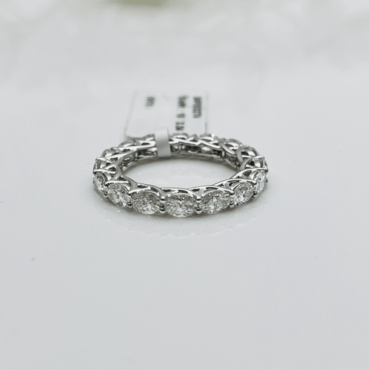 Infinite Sparkle Eternity Band/Ring– 14KT White Gold - iAMORY