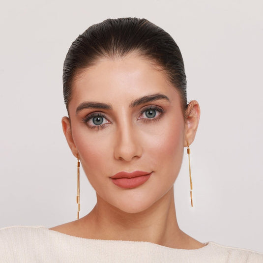 Lustre Chains 925 Sterling Silver Earrings - iAMORY