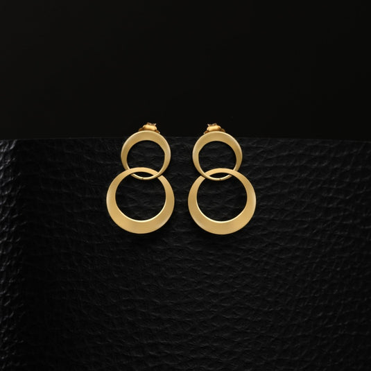 Lustre Loop 925 Sterling Silver Earrings - iAMORY