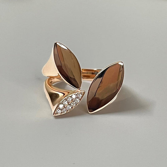 Rosé Luxe Statement 925 Sterling Silver Ring - iAMORY