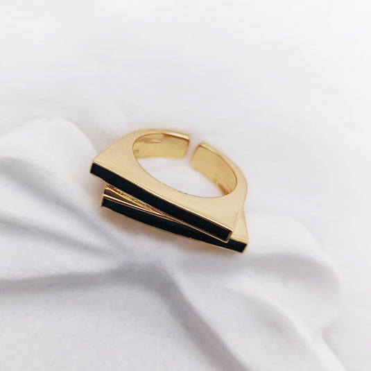 Sculpted Statement 925 Sterling Silver Ring - iAMORY