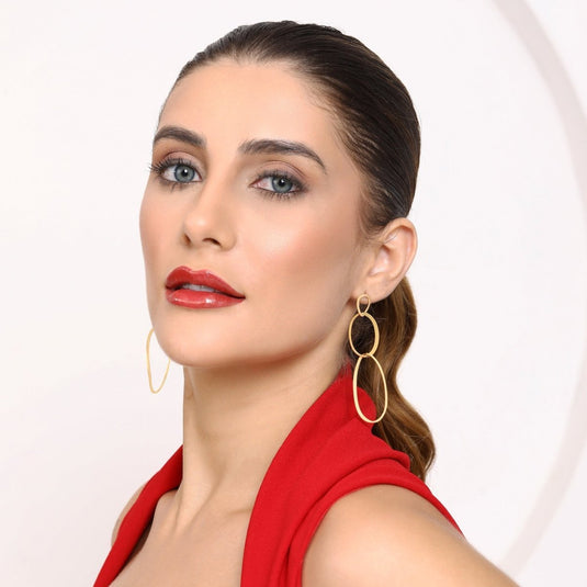 Sera D’Oro 925 Sterling Silver Earrings - iAMORY