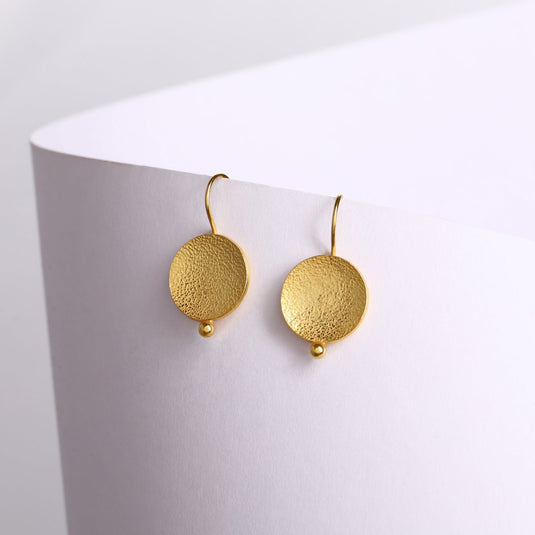 Sunlit Minimal 925 Sterling Silver Earrings - iAMORY
