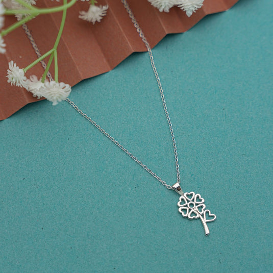 925 Silver Amore Flower Lariat - iAMORY