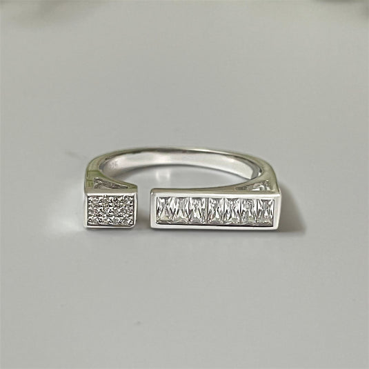 Classic CZ Band 925 Sterling Silver Ring