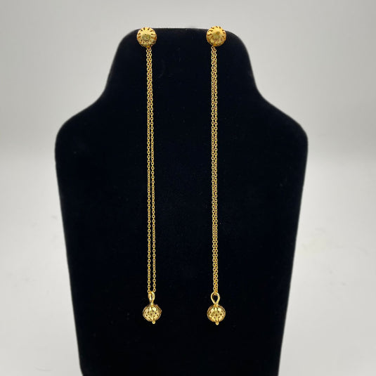 Dejhoor Tarang 925 Sterling Silver Earrings