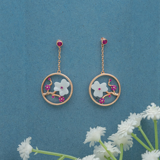 Whispers of Spring 925 Silver Earrings
