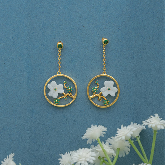 Whispers of Spring 925 Silver Earrings