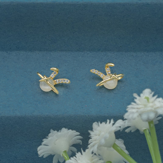 Starlit Bunny 925 Sterling Silver Earrings