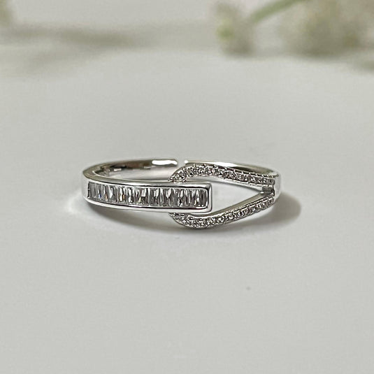 Eterna Luxe Band 925 Sterling Silver Ring