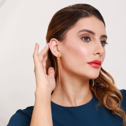 Eternal Drape 925 Sterling Silver Earrings