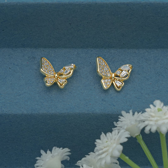 Flutter of Love 925 Sterling Silver Earrings
