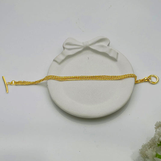 Luxe Chain Charm 925 Sterling Silver Bracelet