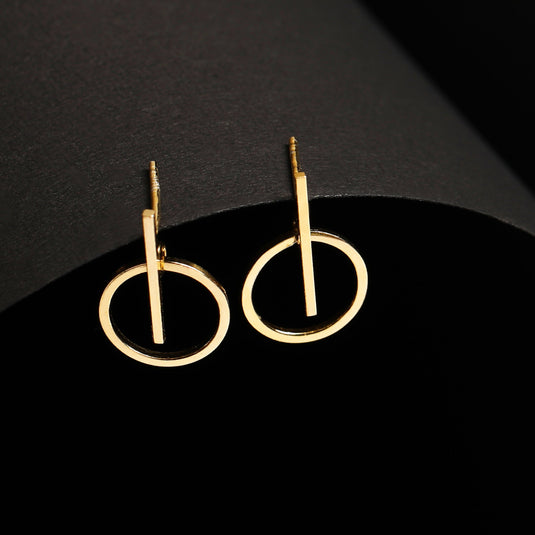 Refined Loop 925 Sterling Silver Earrings