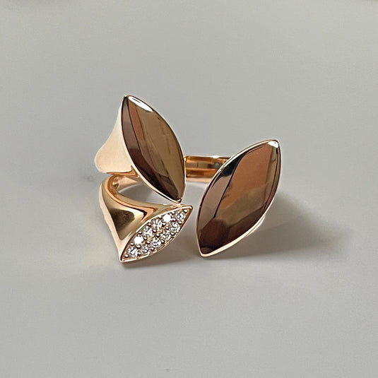 Rosé Luxe Statement 925 Sterling Silver Ring
