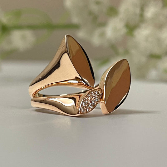 Rosé Luxe Statement 925 Sterling Silver Ring