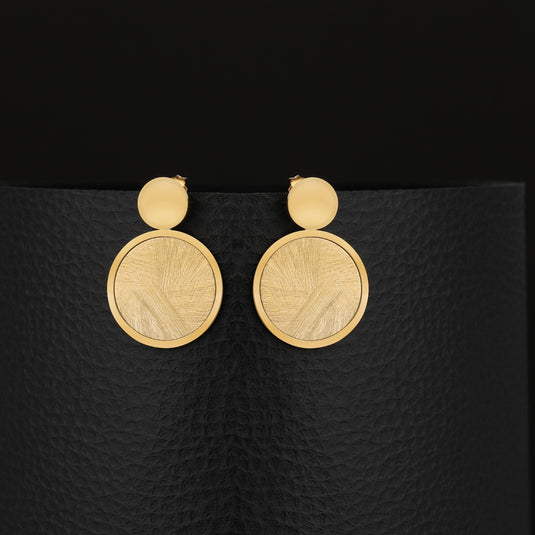 Sole Shine 925 Sterling Silver Chain Earrings