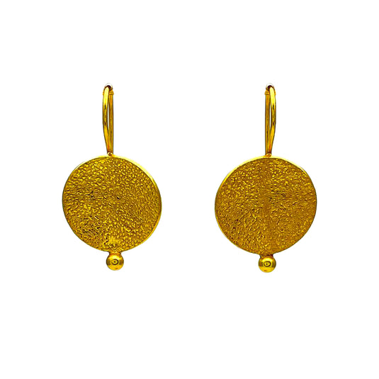 Sunlit Minimal 925 Sterling Silver Earrings