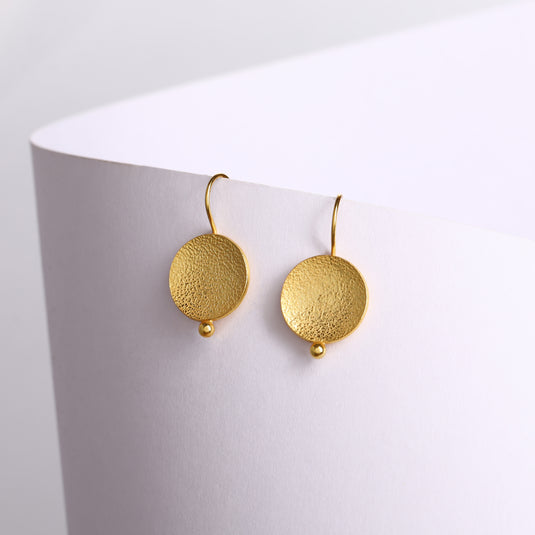 Sunlit Minimal 925 Sterling Silver Earrings