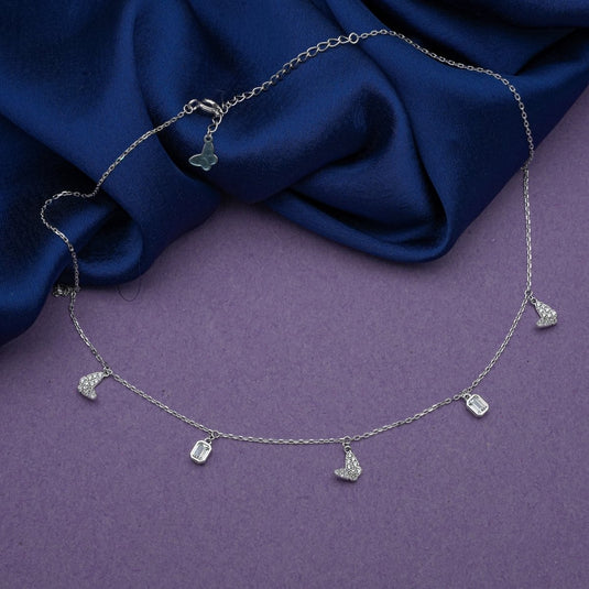 Butterfly Blink Charm Chain 925 Sterling Silver - iAMORY
