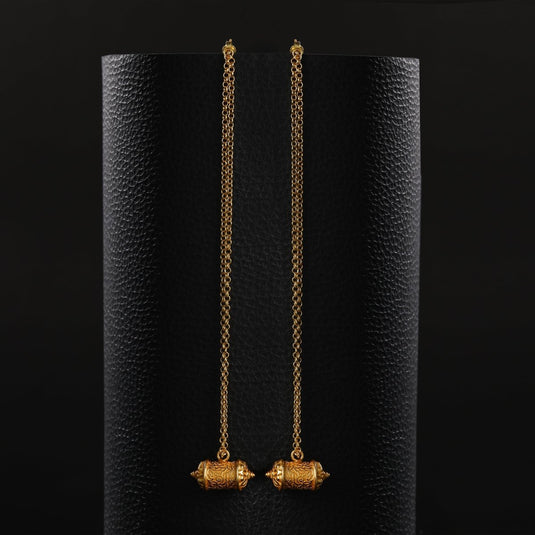 Dejhoor - Sanskriti Sutra 925 Sterling Silver Earrings - iAMORY