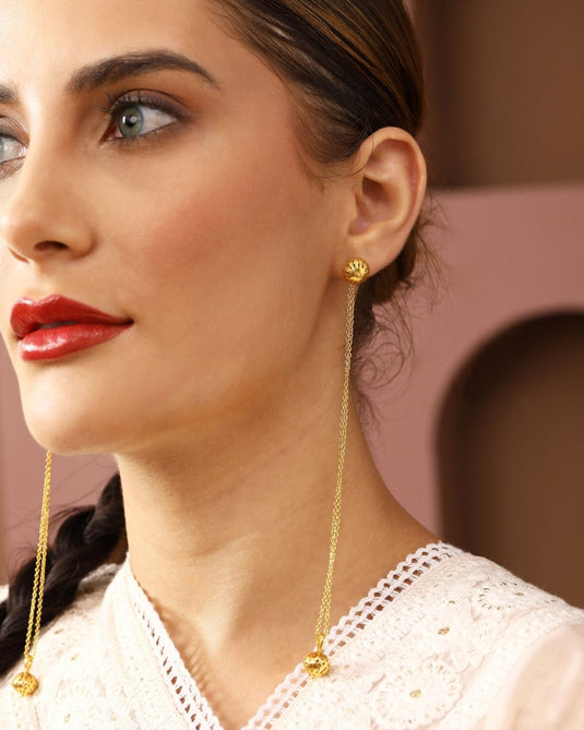 Dejhoor Tarang 925 Sterling Silver Earrings - iAMORY