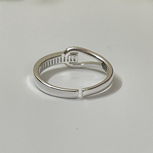 Eterna Luxe Band 925 Sterling Silver Ring - iAMORY