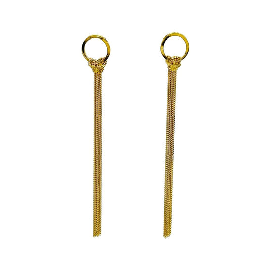 Eternal Drape 925 Sterling Silver Earrings - iAMORY