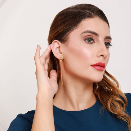 Eternal Drape 925 Sterling Silver Earrings - iAMORY