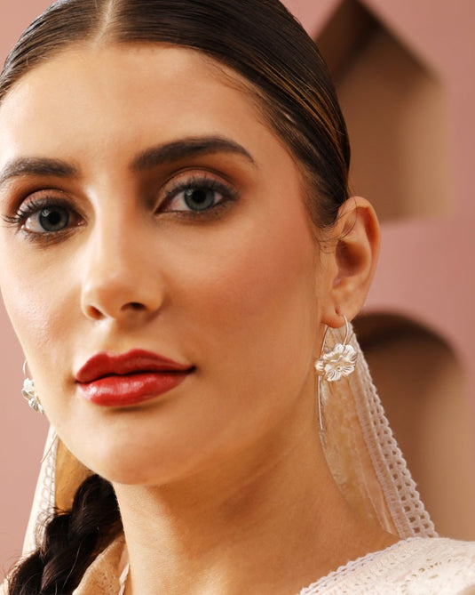 First Bloom 925 Sterling Silver Earrings - iAMORY