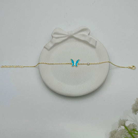 Free Spirit 925 Sterling Silver Butterfly Bracelet - iAMORY