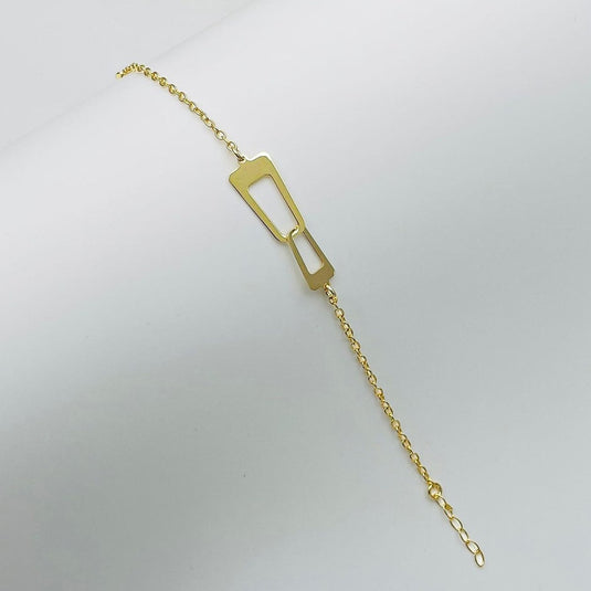 Golden Charm 925 Sterling Silver Bracelet - iAMORY