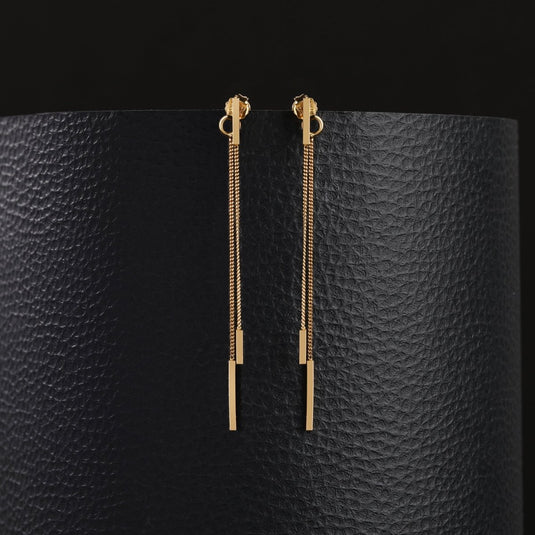 Golden Veil 925 Sterling Silver Earrings - iAMORY