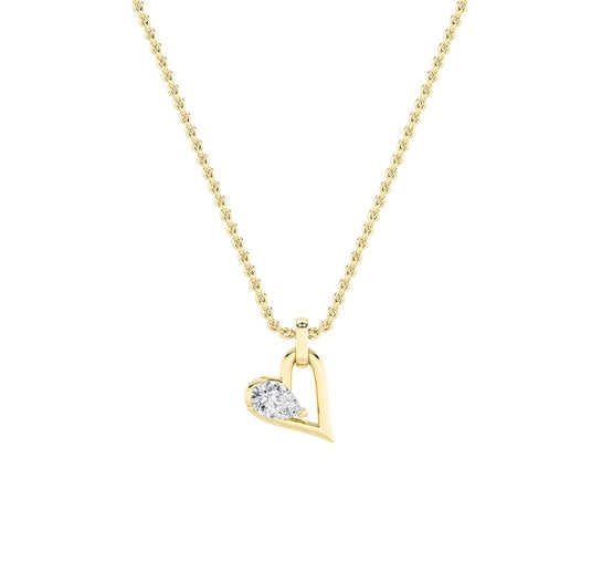 Heartlight Grace 14KT Rose Gold Pendant - iAMORY