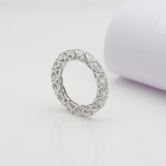 Infinite Sparkle Eternity Band/Ring– 14KT White Gold