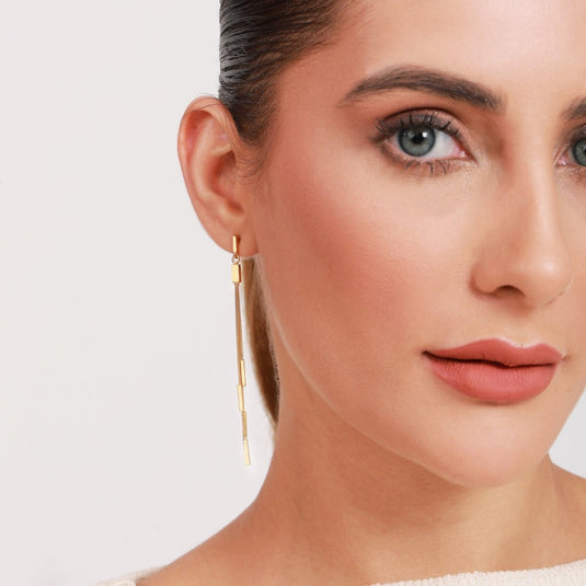 Lustre Chains 925 Sterling Silver Earrings - iAMORY