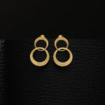 Lustre Loop 925 Sterling Silver Earrings - iAMORY