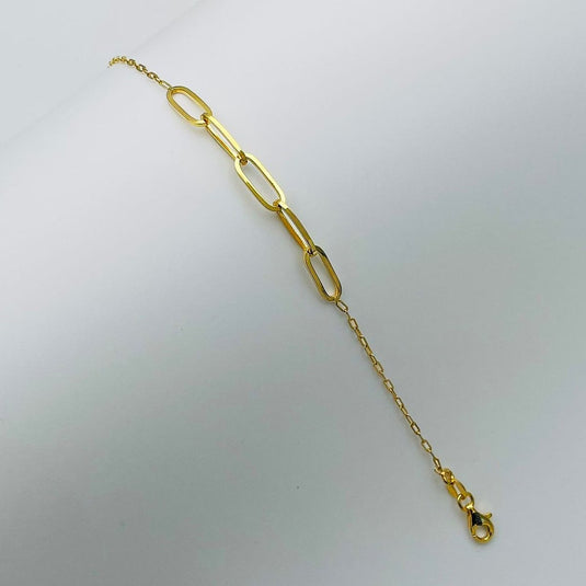 Luxe Oval Link 925 Sterling Silver Bracelet - iAMORY