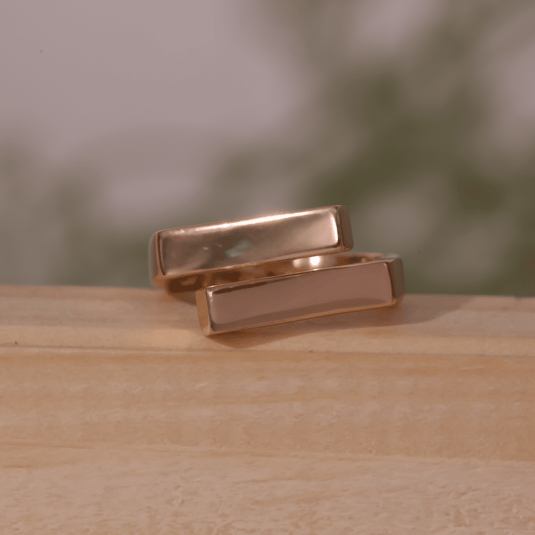 Minimal Grace Open Band 925 Sterling Silver Rings