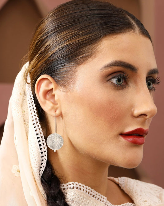 Moonlit Minimal 925 Sterling Silver Earrings - iAMORY