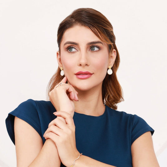 Perla D’Oro 925 Sterling Silver Earrings - iAMORY