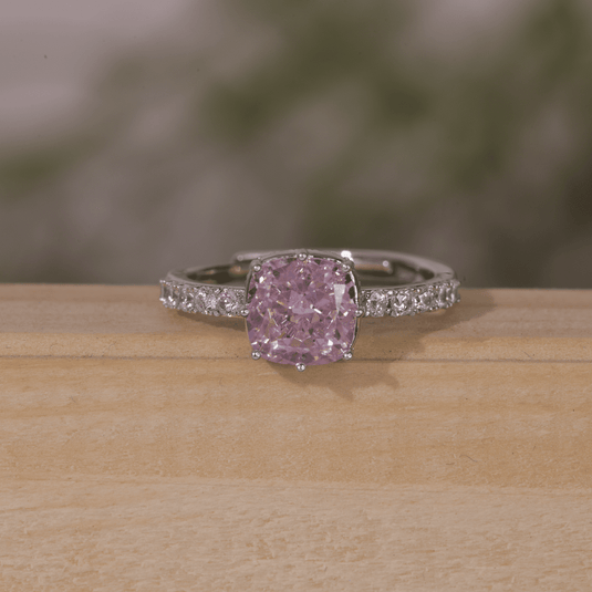 Rosé Crushed Ice Sparkling Ring